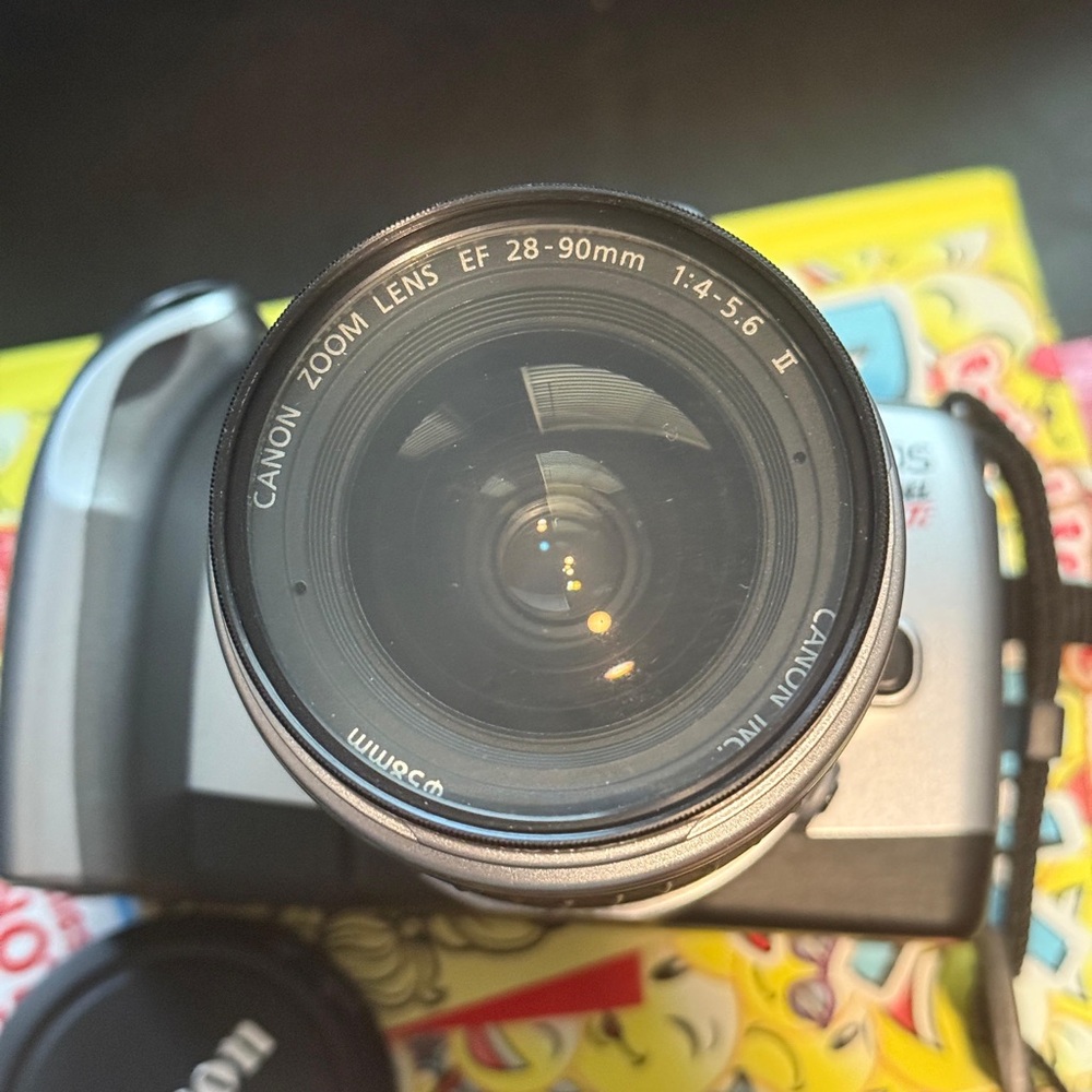 Canon EOS Rebel Ti 35mm Film SLR Camera with EF 28-90mm f/4-5.6 II Lens - Silver - Picture 3 of 16